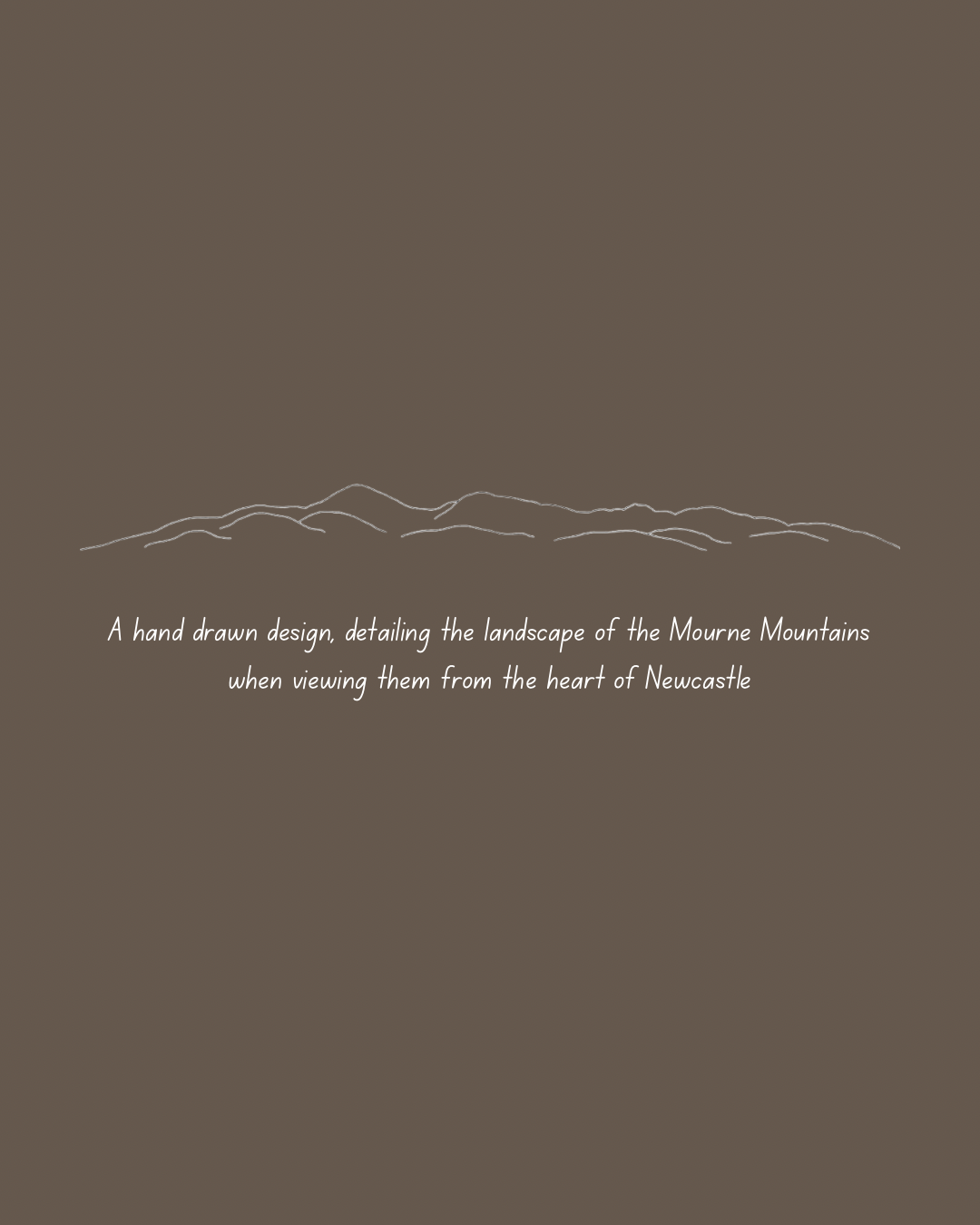 Mourne Landscape' Organic Sweatshirt