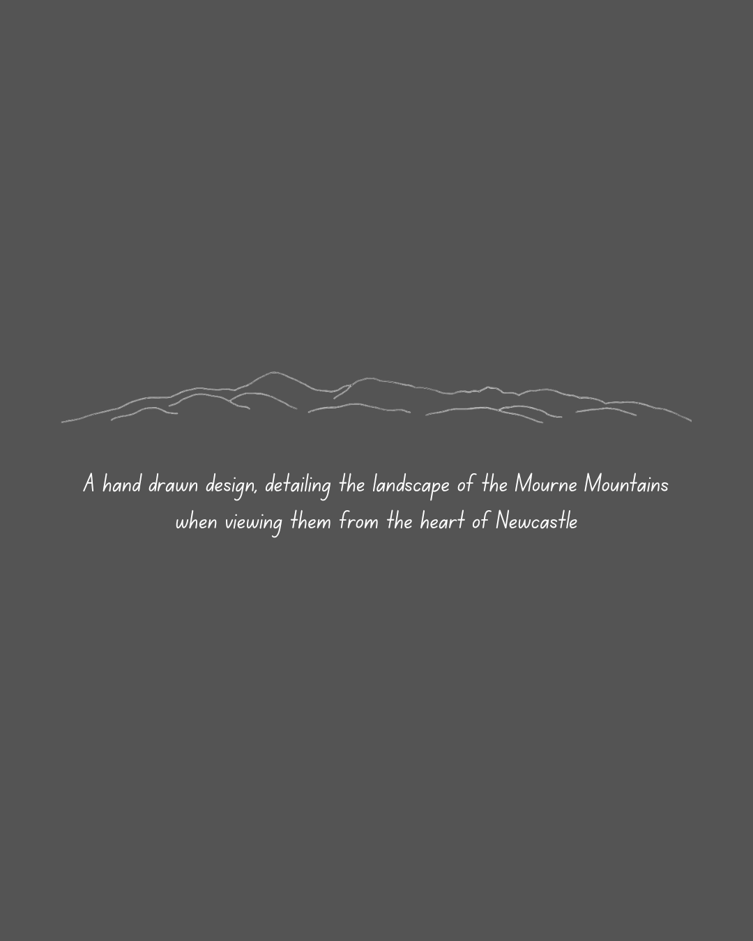 Mourne Landscape' Organic Sweatshirt