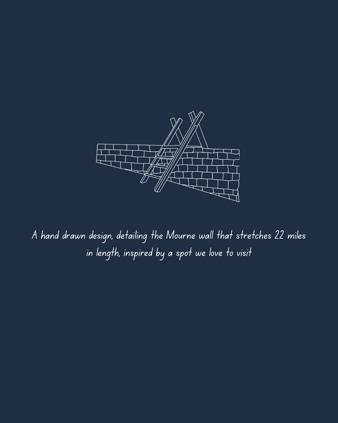 Mourne Wall' Organic Sweatshirt